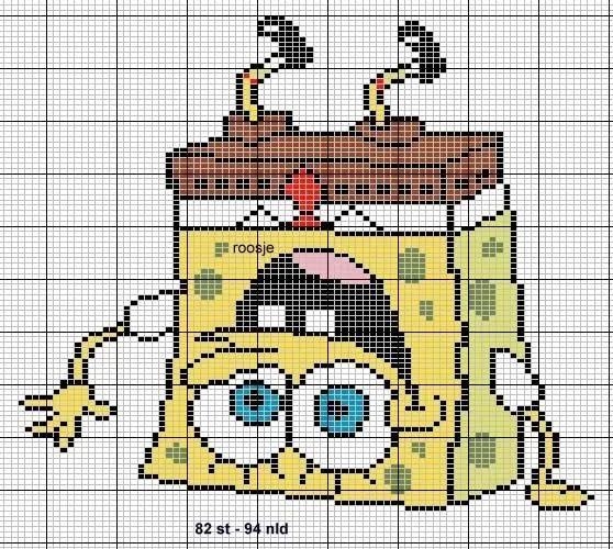 Mire bordados: Bob esponja