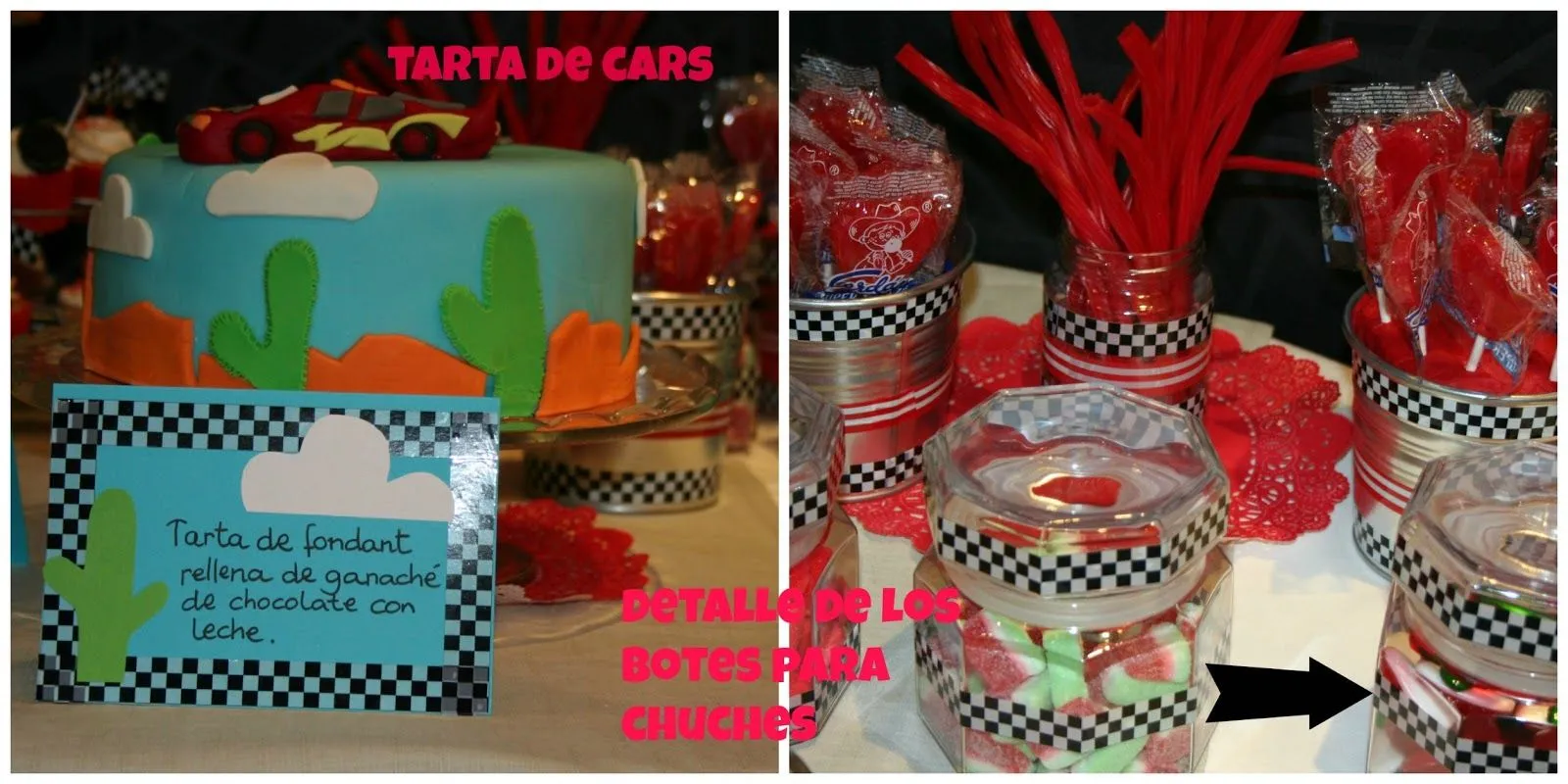 miriam hecho a mano: CANDY BAR DE CARS