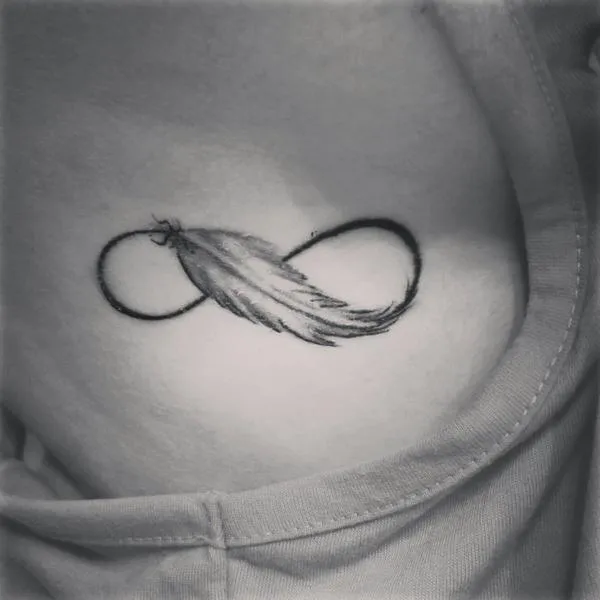 Miriam on Twitter: "#tattoo #infinito #pluma #ibiza http://t.co ...