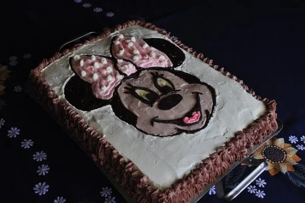 El mirlo de papel: Tarta Minnie