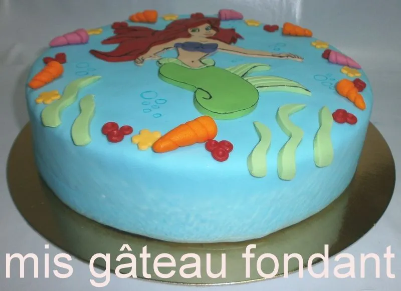 _ _Mis Gâteau Fondant: Tarta sirenita