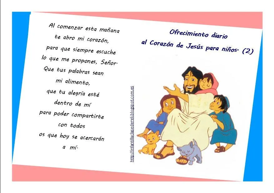 miscosasyyo: Oración de ofrecimiento diario para niños