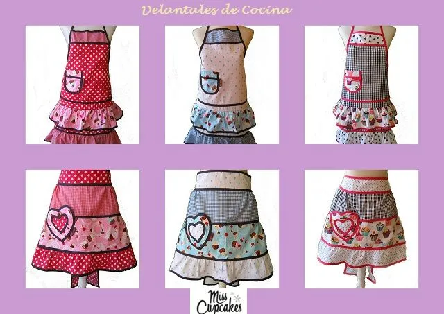 Miss Cupcakes: Delantales de cocina y accesorios