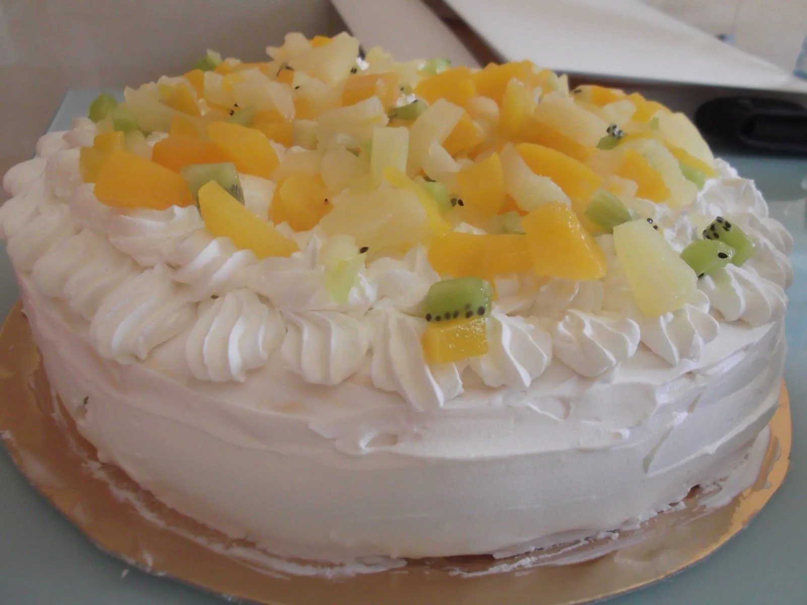 Miss Tartas: TARTA DE MERENGUE FRUTAS.