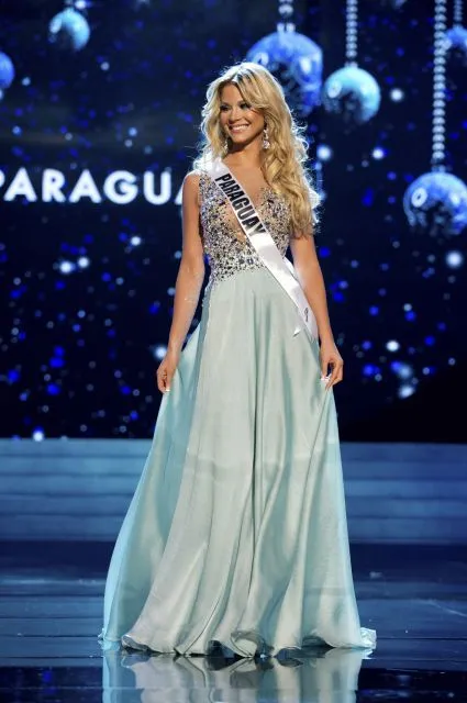 Miss Universo 2012: Miss Paraguay, muy guapa con vestido de noche ...