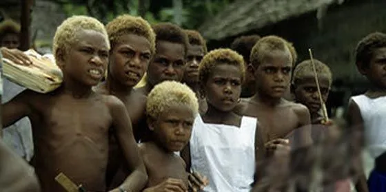 Misterio de los niños negros con el pelo rubio - Taringa!