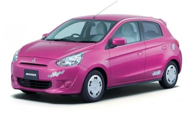 Mitsubishi Mirage Mirage Hello Kitty: Para celebrar el 40º ...