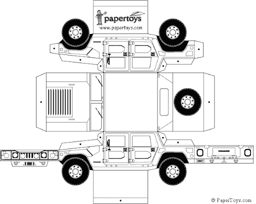 MJF-Desing: Autos De Papel Para Armar