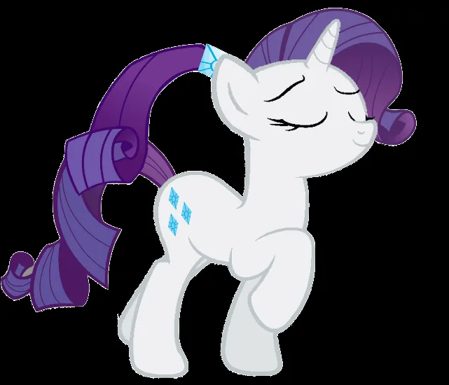 MLP Rarity with a ponytail by WinxFloraBloomRoxy on DeviantArt