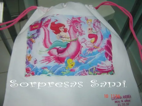 MOCHILAS DE LA SIRENITA - SORPRESITA SAMI