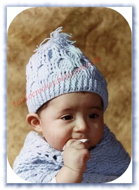 Moda a Crochet: Gorro para bebe a Crochet