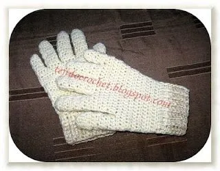 Moda a Crochet: Guantes a crochet