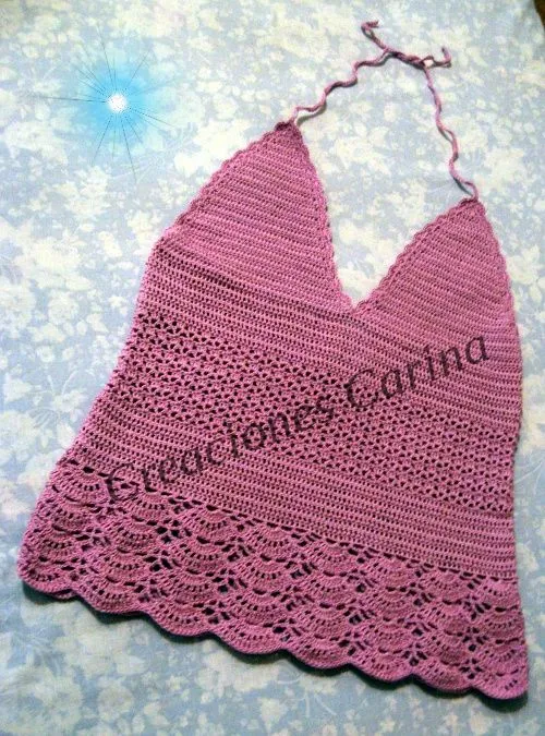 Moda a Crochet: Top a crochet