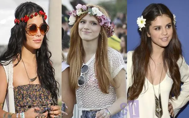 La moda de las diademas florales