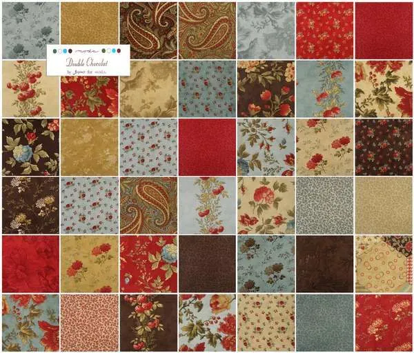 Moda Double Chocolat Quilt Fabric 3 Sisters FAT 1 8 Quilting ...