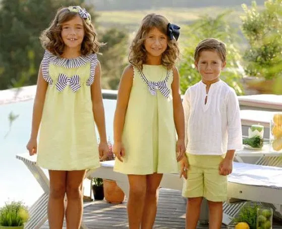 Moda Primavera/Verano 2014 para bebés y niños: trajes de arras