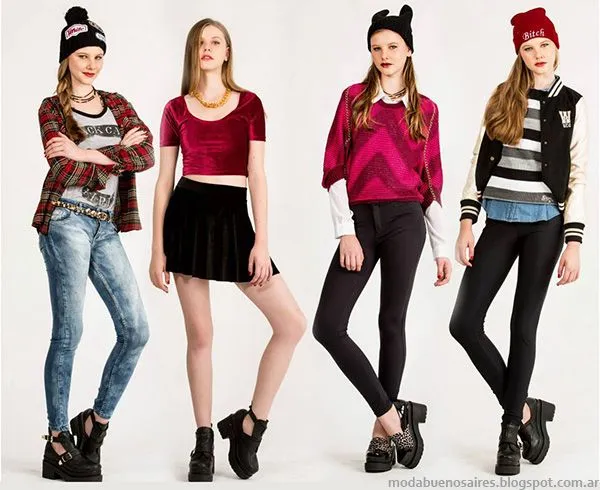 Moda y Tendencias en Buenos Aires : MODA JUVENIL INVIERNO 2014 ...