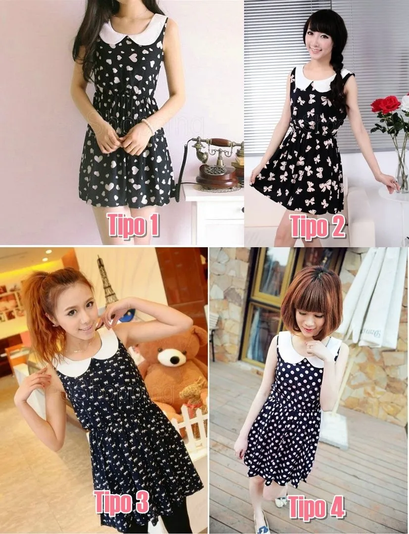 Moda] Vestido Coreano Tipo 12 ~ Korean Shop