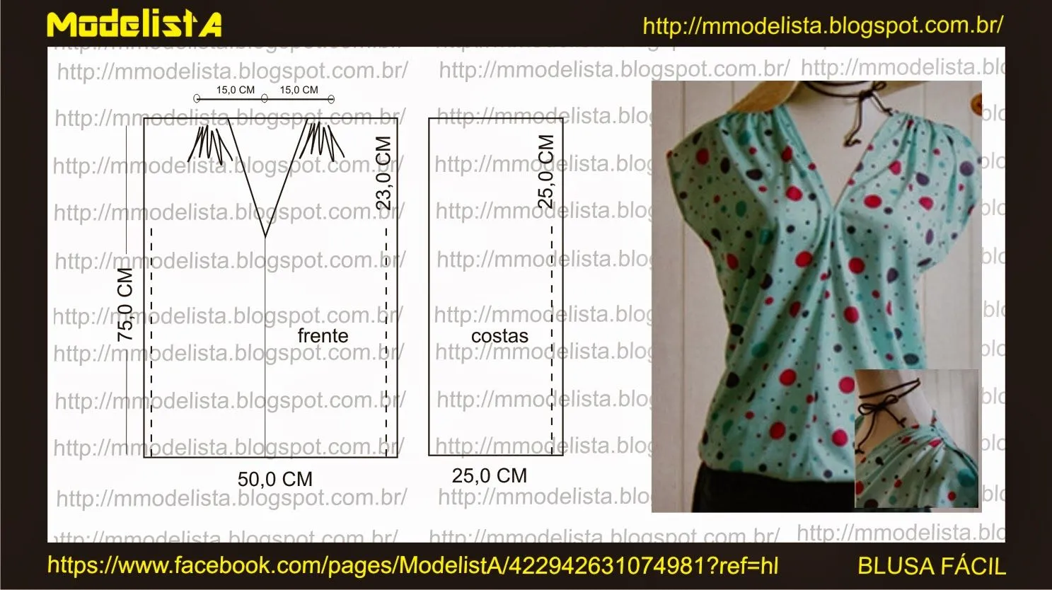 ModelistA: VISCOLYCRA + BLUSA FÁCIL