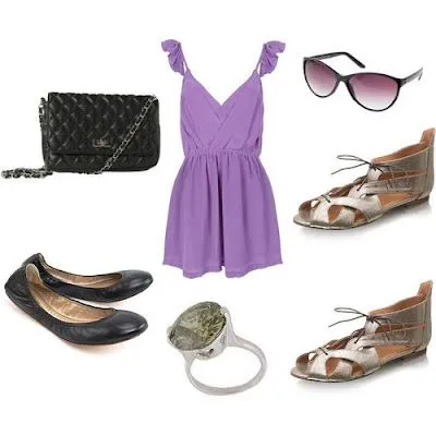 Modelitos: Vestido color lila