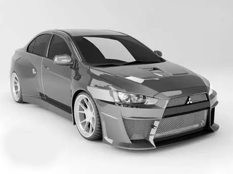 Modelo en 3D de Mitsubishi 3D Model Download,Free 3D Models Download