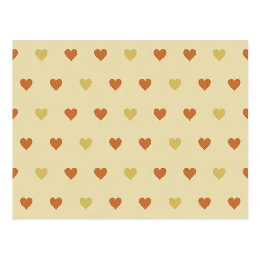 Modelo del corazón del vintage - fondo beige tarjetas postales de ...