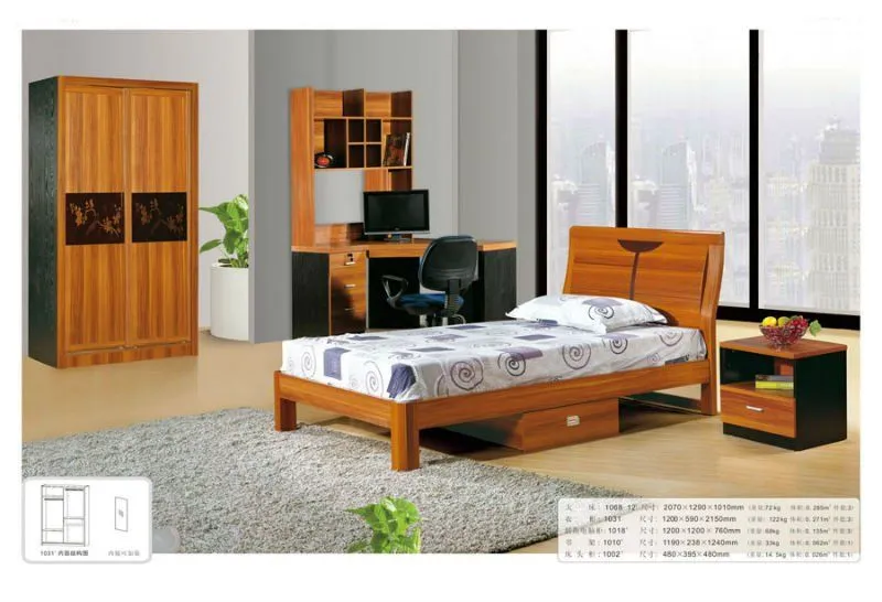 nuevo modelo de madera de la cama-Sets Dormitorio-Identificación ...