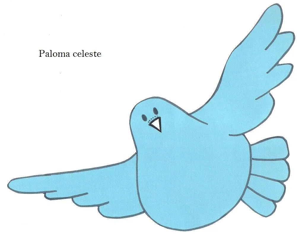 Modelo de palomas.Dibujos de palomas. - ARTE DE RECREAR