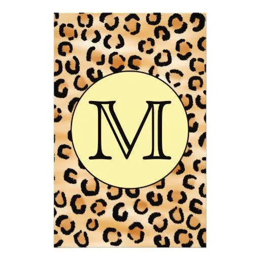 Modelo personalizado del estampado leopardo del mo tarjeta ...