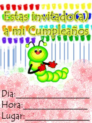 Modelo de Tarjeta de invitación para niños | Tarjetas Cristianas 