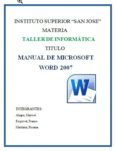 Modelos de caratulas en word - Imagui