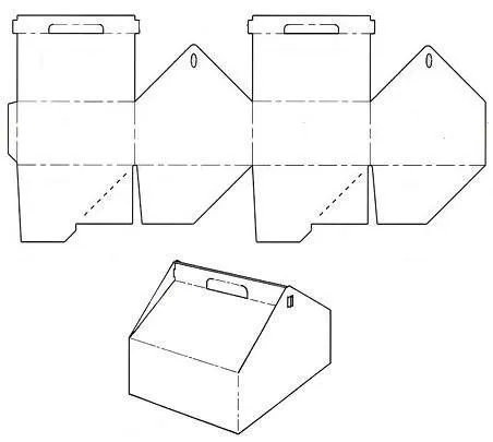 Modelos de casas para recortar - Imagui