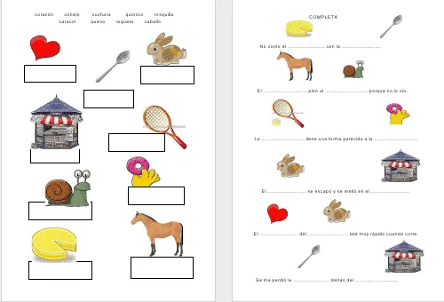 Modelos didácticos para primaria: Reglas ga-