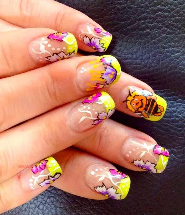 Modelos de pintados de uñas nuevos con dibujos - Imagui