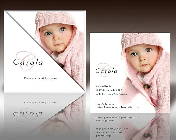 Tarjetas virtuales de bautizo gratis - Imagui