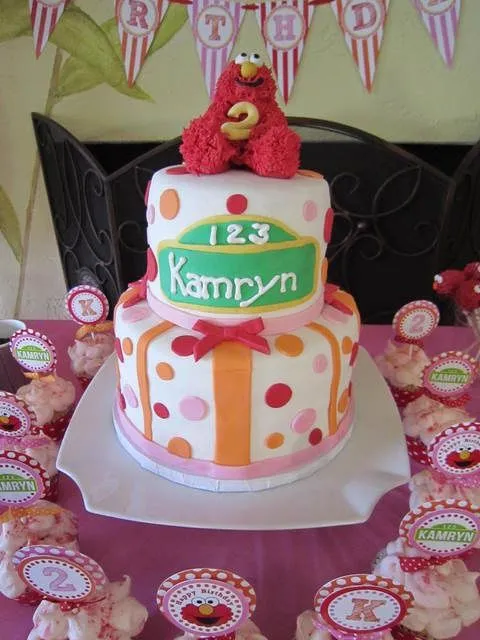 Tartas infantiles de Sesame Street bebé - Imagui