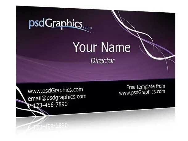 Modern business card | PSDGraphics