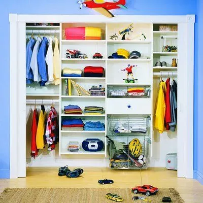 Modernos closets para niños y jovenes : Decorando Mejor