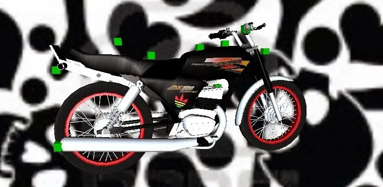 Modificando Cosas GTA: Suzuki ax 100 stunt