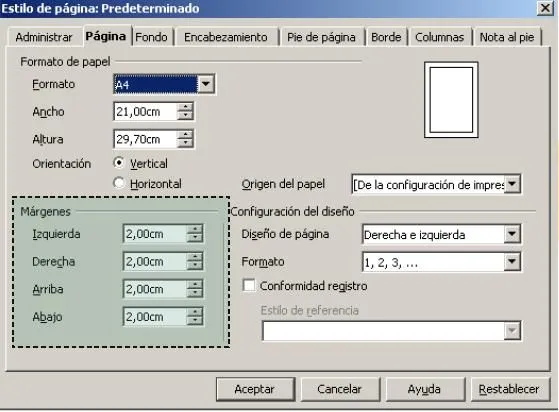 MÓDULO I. CARLOS V: MÁRGENES, ENCABEZADO Y PIE DE PÁGINA. NOTAS Y ...