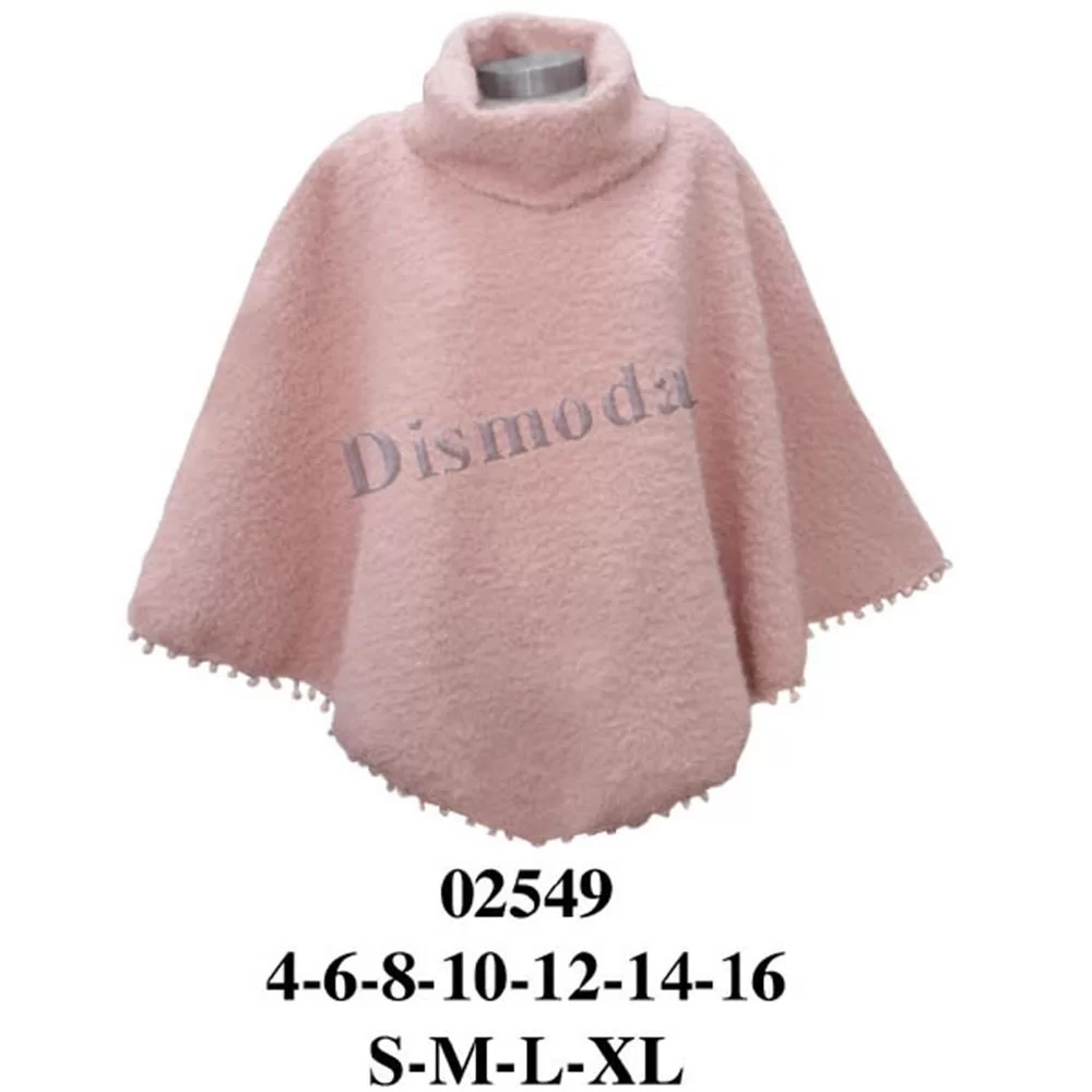 Molde 02549 - Poncho con cuello