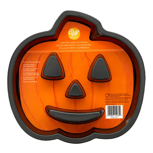 MOLDE ACERO NARANJA CALABAZA HALLOWEEN WILTON JACK-O LANTERN PASTKOLOR