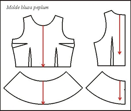 MOLDE DE BLUSAS - Imagui