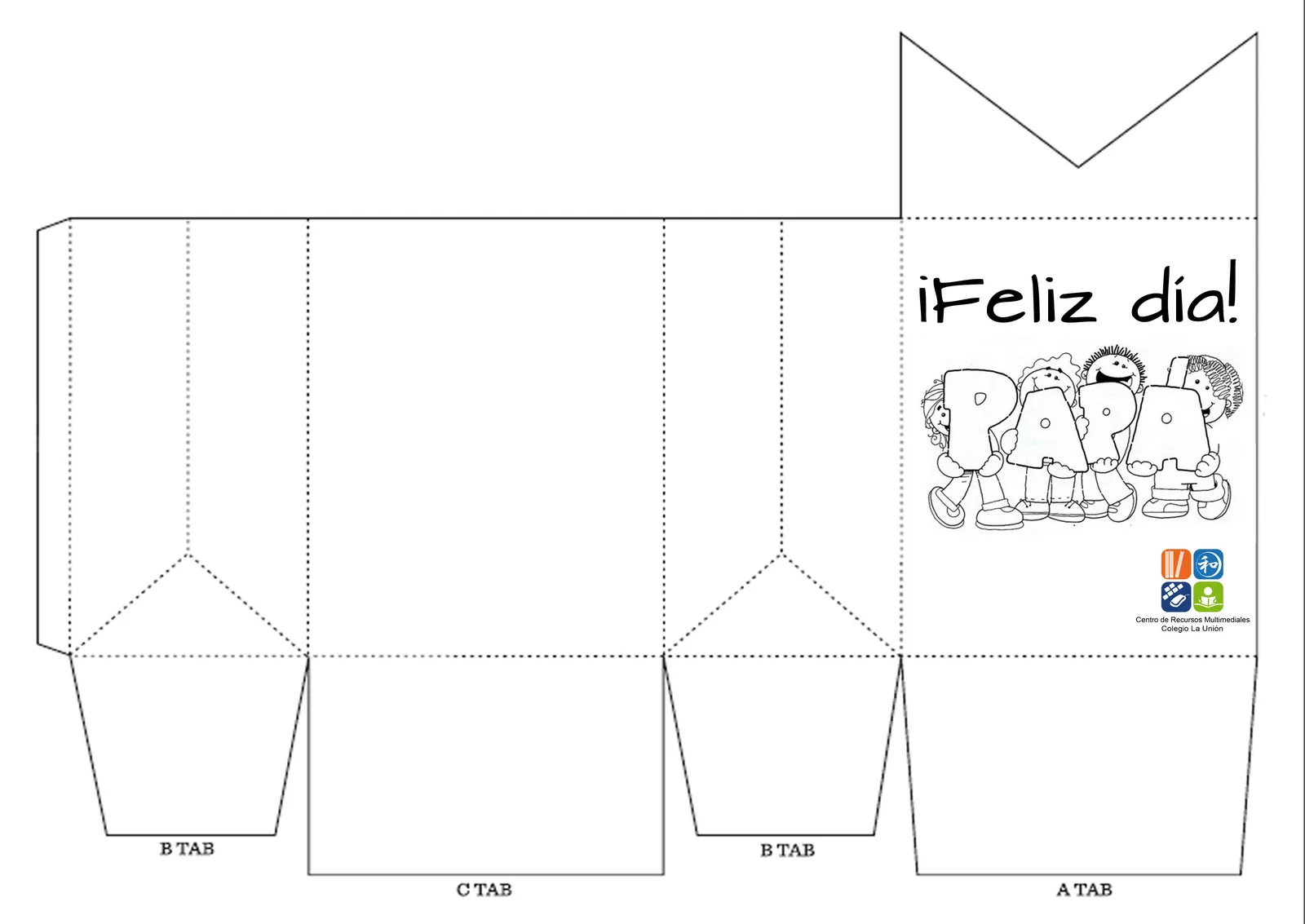 Molde para bolsa de regalo - Imagui