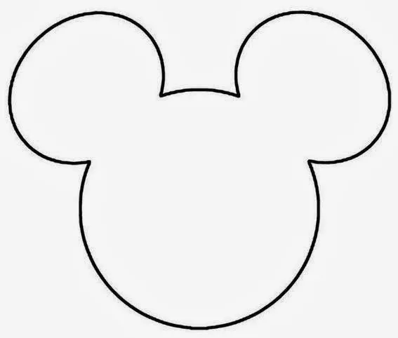 Molde de cabeza de Mickey. Fiestas infantiles. | Ideas y material ...