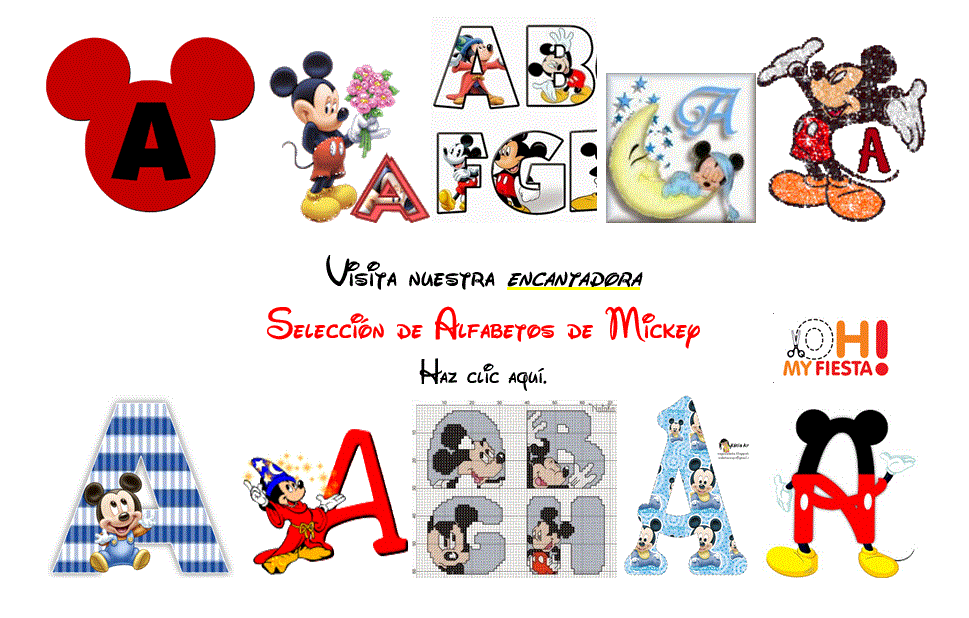 Tutorial para hacer rótulo al estilo Mickey Mouse. | Ideas y ...