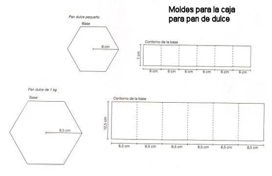 molde caja hexagonal - Buscar con Google | Mol.dS... K.jas ...