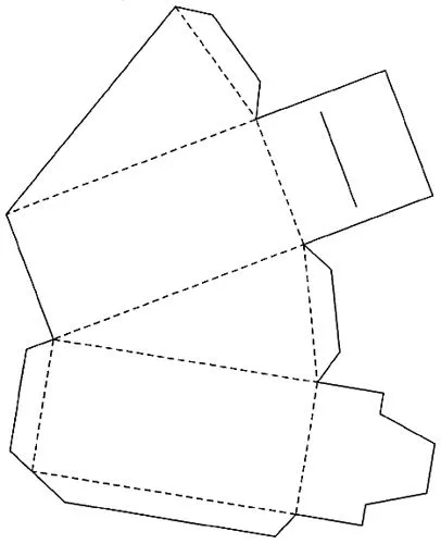 Molde de caja para torta - Imagui