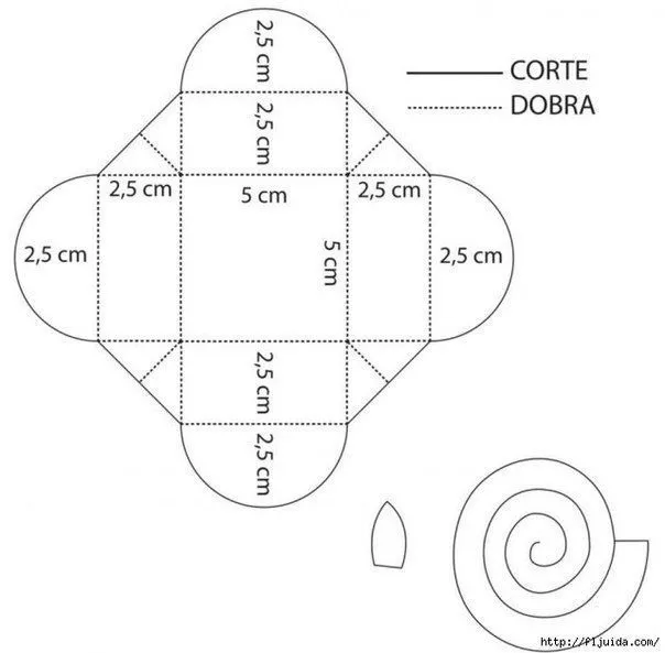 molde para hacer cajas de carton para regalo (1) | cajitas de ...