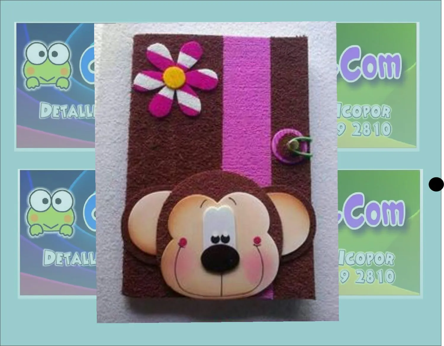 Molde de Carpeta Escolar en Goma Eva - Lili Daza Diseño